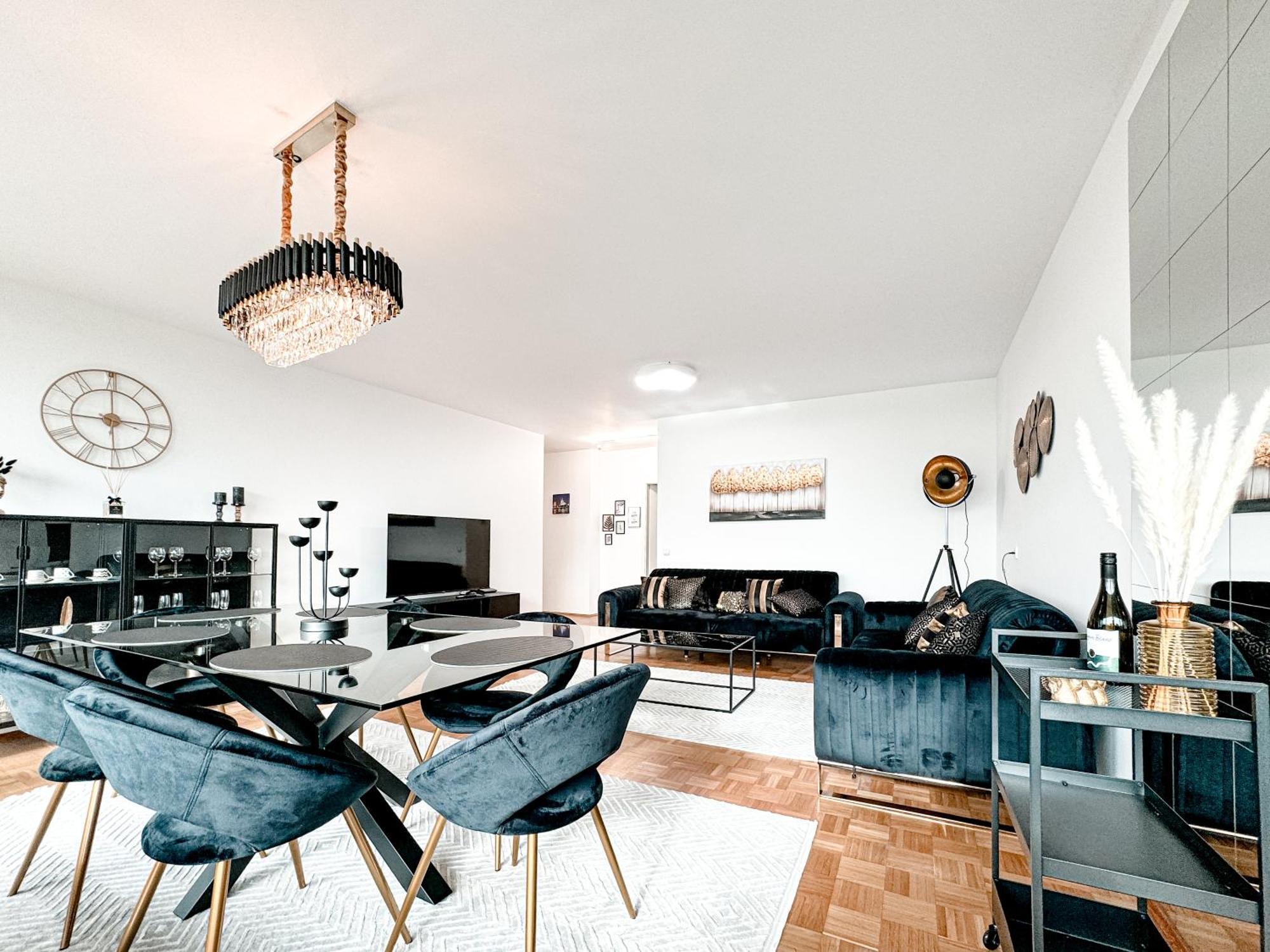 Moderne 110 M2 Grosse Gold Night Apartment Köln